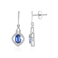 Orecchini in argento con Cianite del Nepal