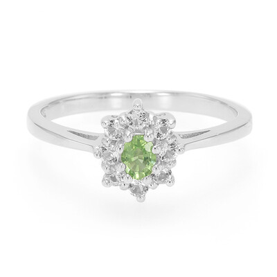Anello in argento con Tormalina Cromo
