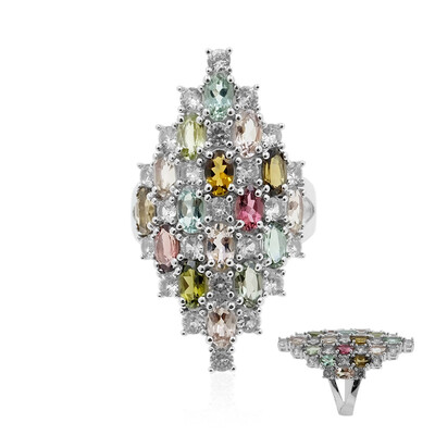 Anello in argento con Tormalina