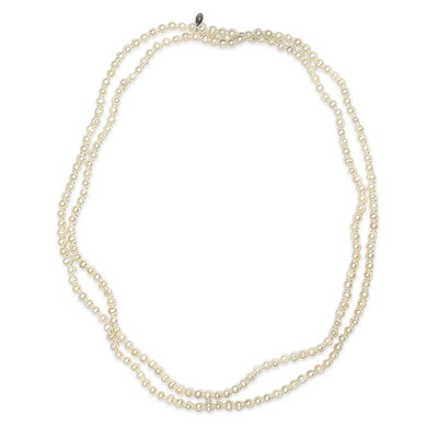 Collana in argento con Perla di Acqua Dolce (TPC)
