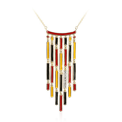Collana in argento con Topazio Bianco