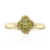 Anello in oro con Diamante Giallo VS1