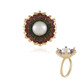 Anello in argento con Perla d'Acqua Dolce Bianca (Adela Silber)