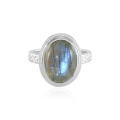 Anello in argento con Labradorite