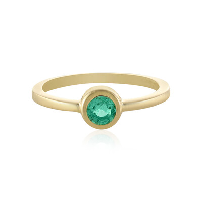 Anello in oro con Smeraldo Russo