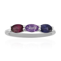 Anello in argento con Iolite