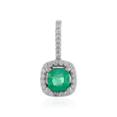 Ciondolo in argento con Smeraldo Colombiano