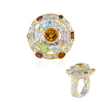 Anello in argento con Citrino (Gems en Vogue)