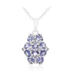 Collana in argento con Tanzanite