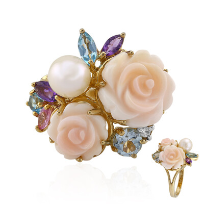 Anello in argento con Madreperla
