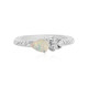 Anello in argento con Opale di Welo
