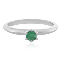 Anello in argento con Smeraldo Etiope