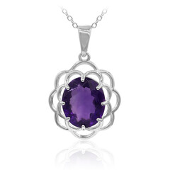 Collana in argento con Ametista del Marocco
