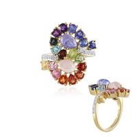 Anello in argento con Tanzanite