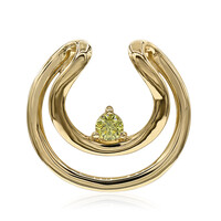 Ciondolo in oro con Diamante Giallo VS1