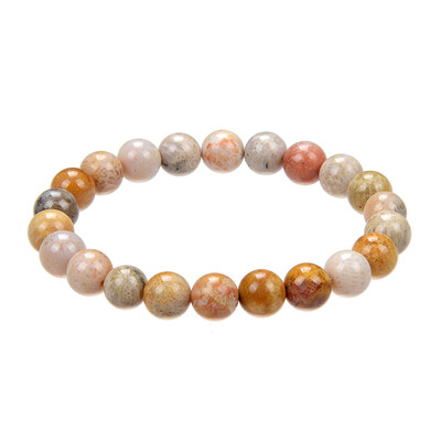Bracciale con Corallo Pietrificato