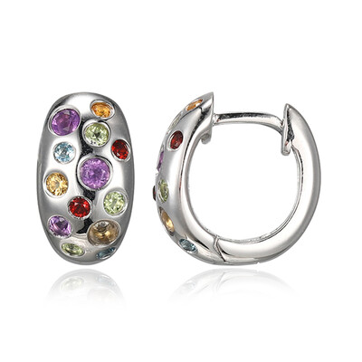 Orecchini in argento con Ametista Zambiana