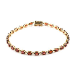 Bracciale in argento con Granato Mozambico