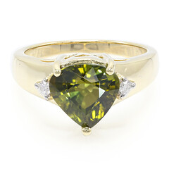 Anello in oro con Tormalina Cuprian