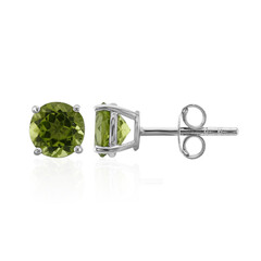 Orecchini in argento con Peridoto della Birmania