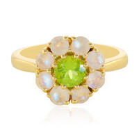 Anello in argento con Peridoto Arizona
