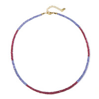 Collana in argento con Rubino del Madagascar