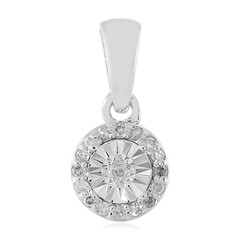 Ciondolo in argento con Diamante I2 (H)