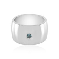 Anello in ottone con Diamante Blu I3 (Juwelo Style)