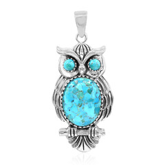 Ciondolo in argento con Turchese Kingman Mohave Blu (Art of Nature)