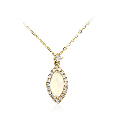 Collana in oro con Opale di Welo AAA