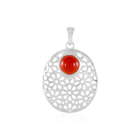Ciondolo in argento con Onice Rossa
