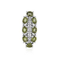 Ciondolo in argento con Moldavite