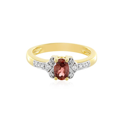 Anello in argento con Zircone Rosa