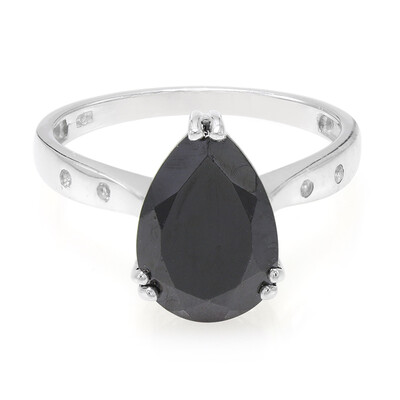 Anello in argento con Spinello Nero