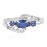 Anello in argento con Cianite