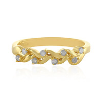 Anello in argento con Diamante I4 (J)