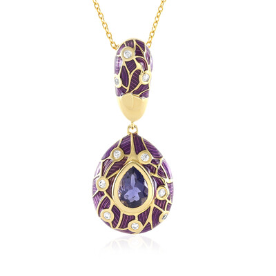 Collana in argento con Iolite (Adela Silber)