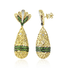 Orecchini in oro con Tsavorite (Dallas Prince Designs)