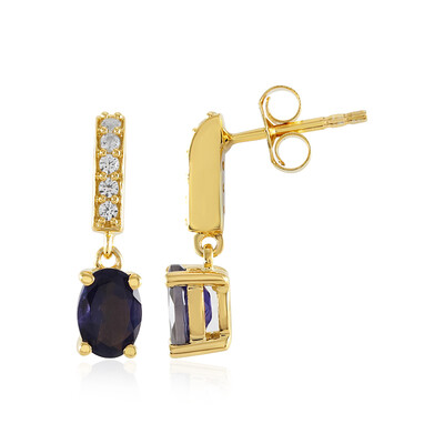 Orecchini in argento con Iolite