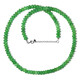 Collana in argento con Quarzo Verde Muschio