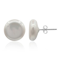 Orecchini in argento con Perla Keshi (TPC)