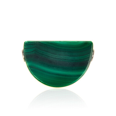 Ciondolo in argento con Malachite (MONOSONO COLLECTION)
