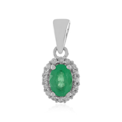 Ciondolo in argento con Smeraldo Etiope