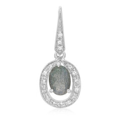 Ciondolo in argento con Labradorite