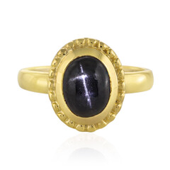 Anello in argento con Diopside Stellato d'India