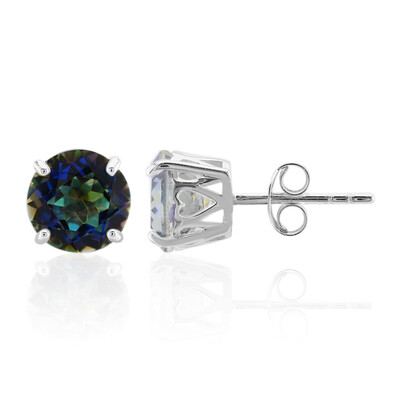 Orecchini in argento con Quarzo Mistico Blu