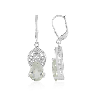 Orecchini in argento con Ametista Verde