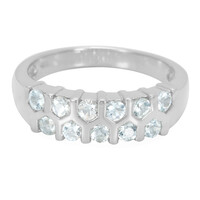 Anello in argento con Acquamarina Boca Rica