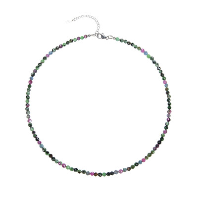 Collana in argento con Rubino Zoisite