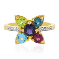 Anello in argento con Iolite